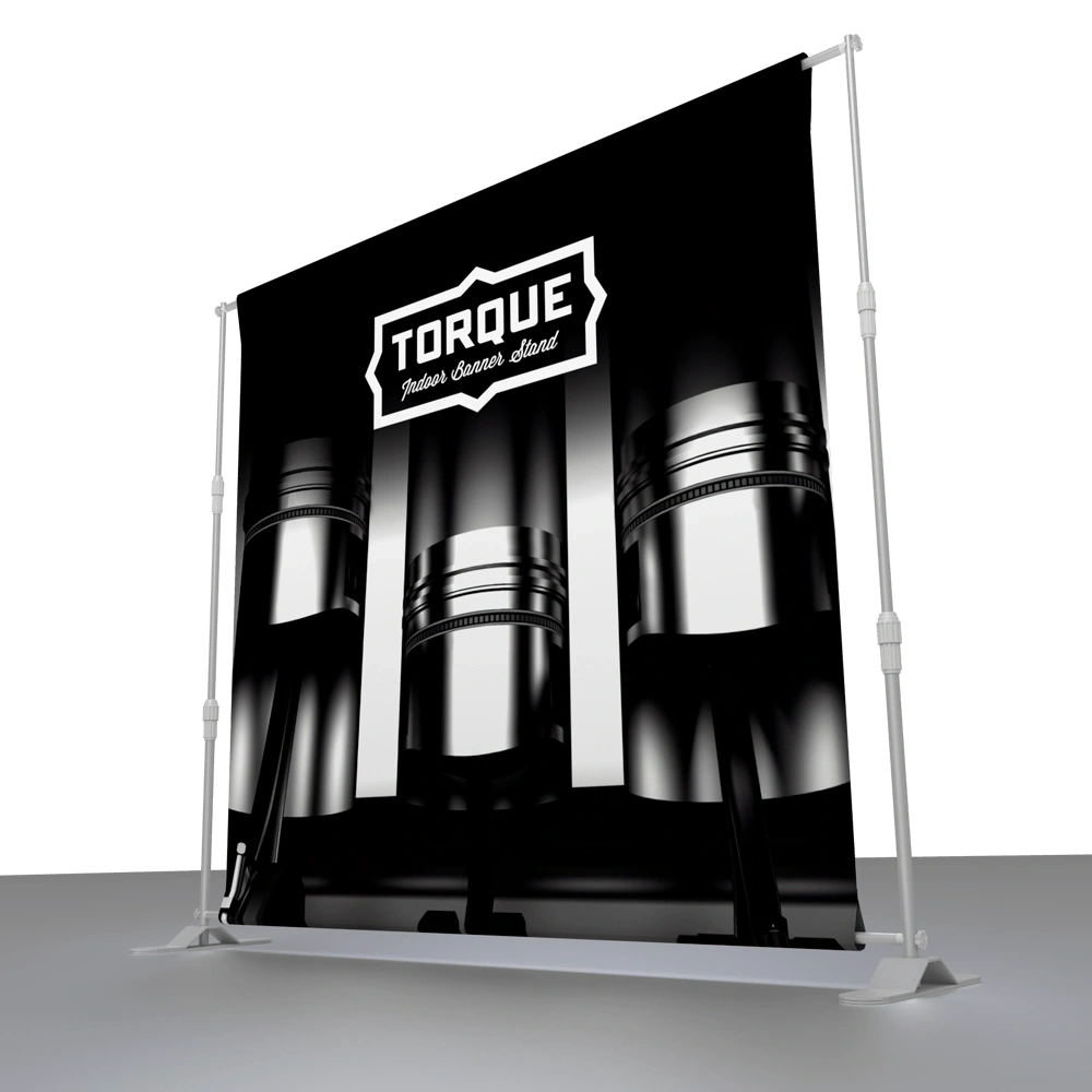 Banner stands for indoor displays